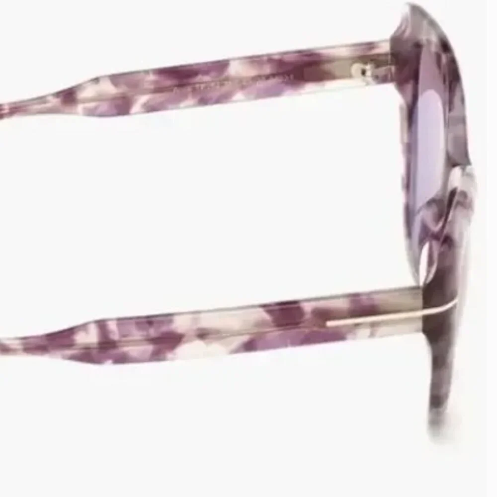 Tom Ford 55mm Cat Eye Sunglasses – Havana Violet – NWOT